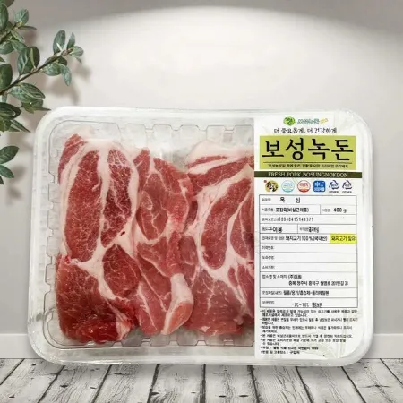 삼삼한 [동화정육] 보성녹돈 목살 400g2팩