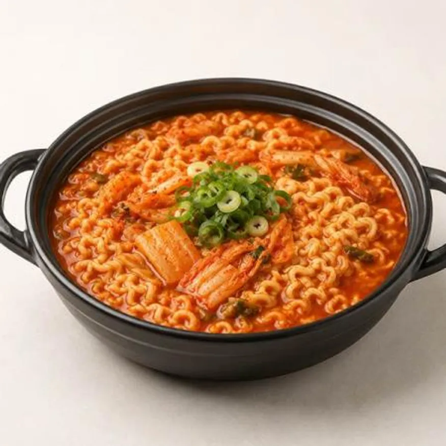삼삼한 김치라면 10인분(농심 사리면110g*10봉+김치스프12g*10봉) 이미지
