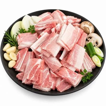 삼삼한 한돈 납작삼겹살500g10팩총5kg얇은삼겹구이