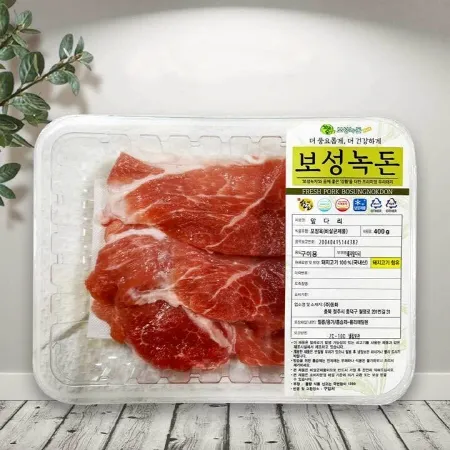 삼삼한 [동화정육] 보성녹돈 앞다리 400g2팩
