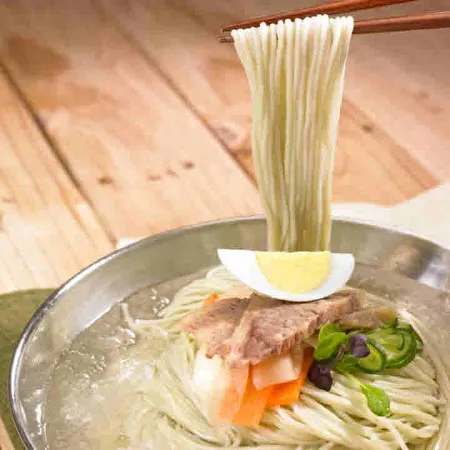 늘바른 옛날 물쫄면+비빔쫄면 반반세트/쫄면2kg+동치미육수5봉+양념장40g5봉(총10인분)+엄마손맛김치150g