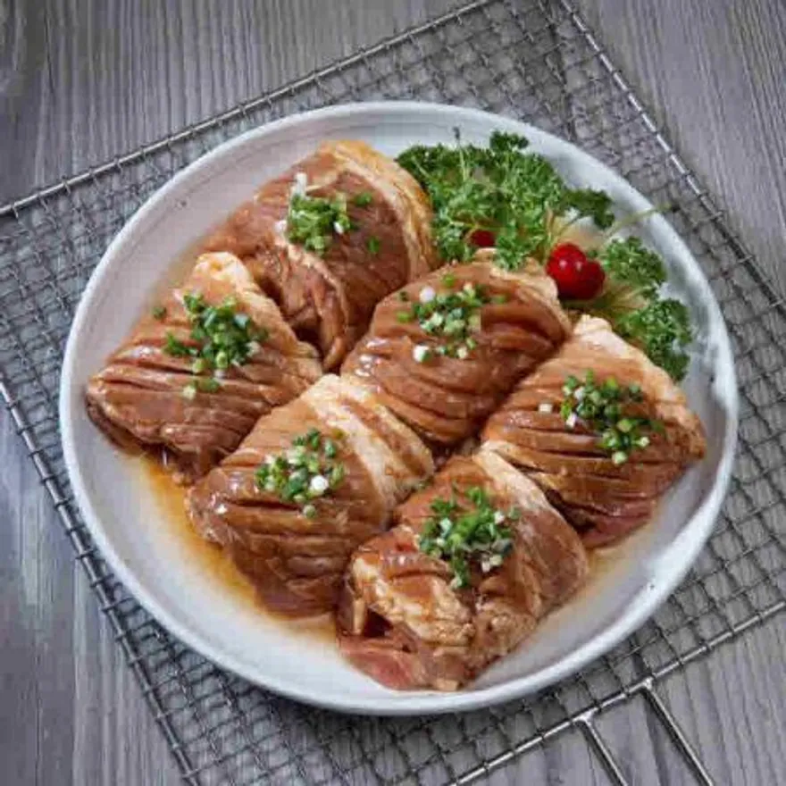 삼삼한 돼지 수제 왕갈비 양념 왕구이4kg(8대) 이미지
