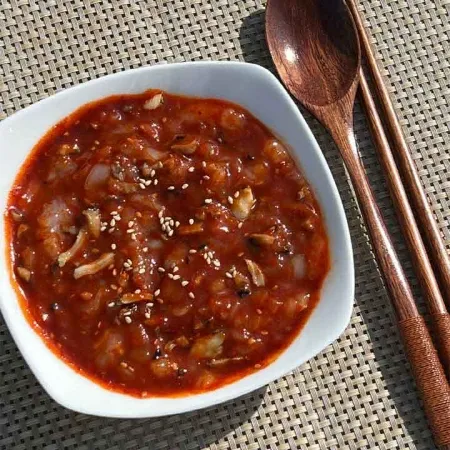 삼삼한 삼채 순살 양념게장250g/반찬 이미지