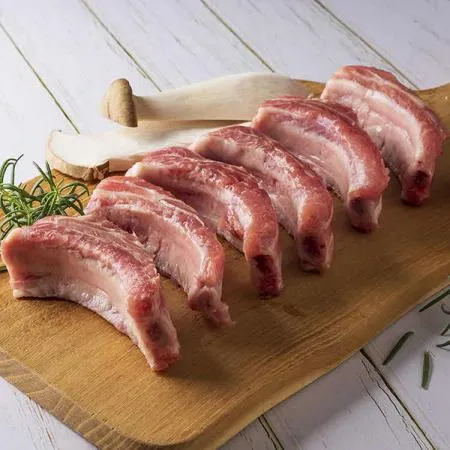 삼삼한 냉장 이룸한돈 등갈비500g2팩총1kg구이용