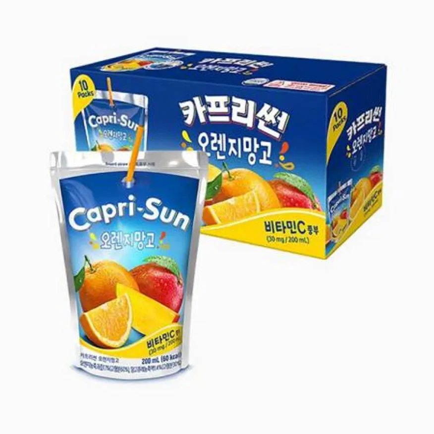 농심 카프리썬 오렌지망고200ml10개입*2박스 총20개입 이미지