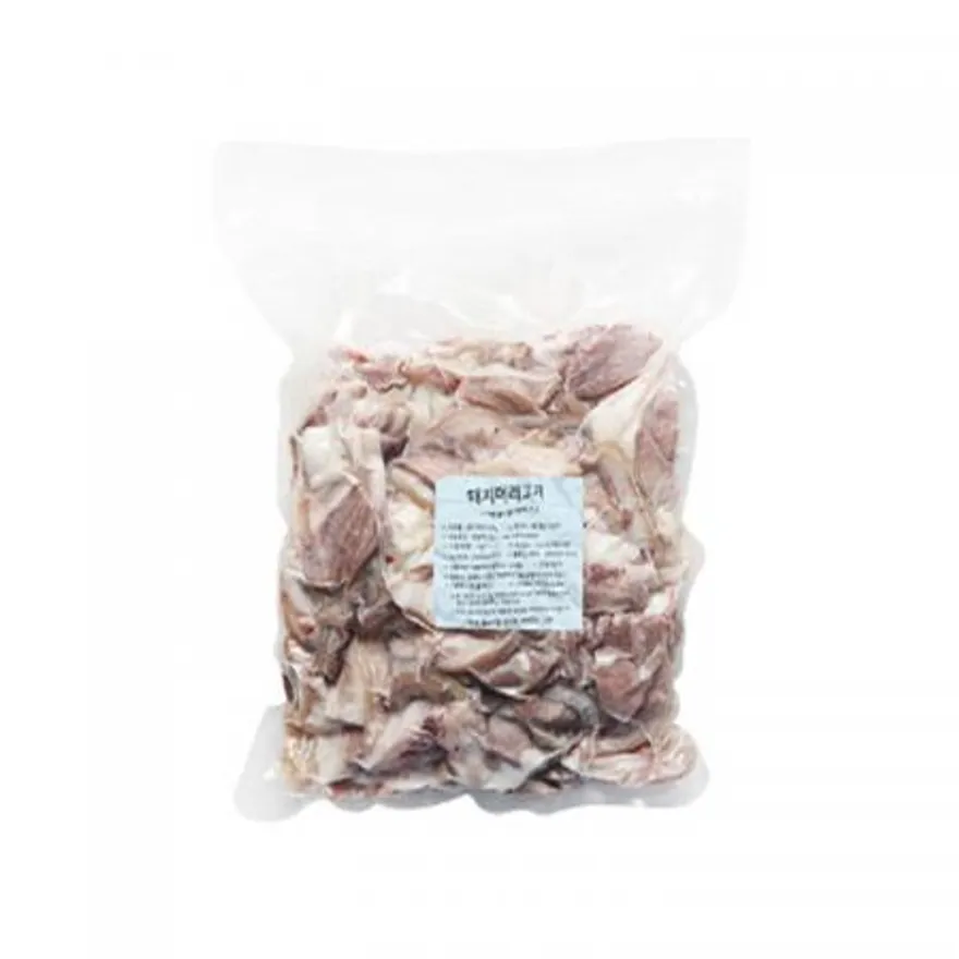 돼지머리고기 1kg(국밥용 슬라이스 국산)+나주 사골곰탕600g2팩 이미지