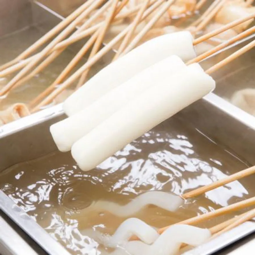 삼삼한 맛있는 부산 물떡 어묵꼬치(어묵350g10개+장국30g+물떡10개600g) 이미지