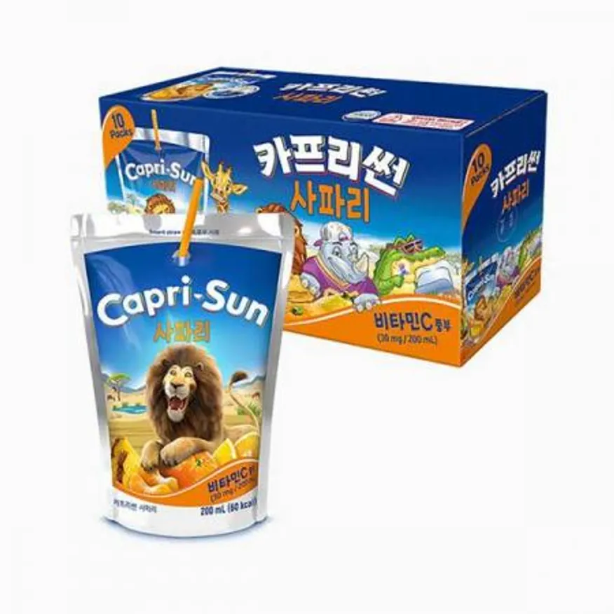 농심 카프리썬 사파리200ml10개입*2박스 총20개입 이미지