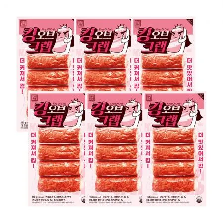  한성기업 크래미 킹오브크랩 150g X 6개 이미지