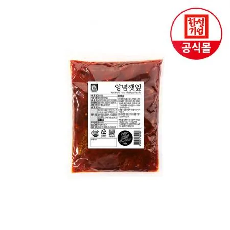 한성기업 쿡앤팜 양념깻잎 1kg