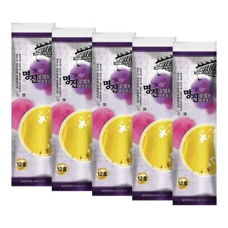 명진 공업용 보호 고무장갑 12호 옐로우 X 5개 이미지