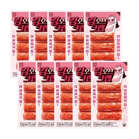  한성기업 크래미 킹오브크랩 150g X 10개 이미지