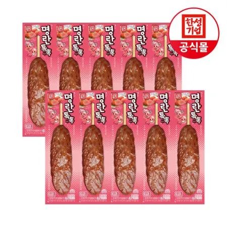 한성기업 명란 톡톡 떡갈비 핫바 70g X 10개
