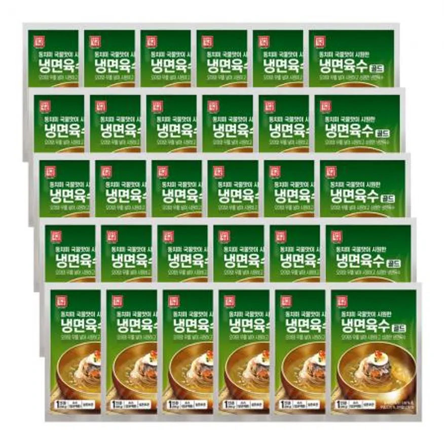한성기업 동치미맛 냉면육수 300g X 30개 이미지