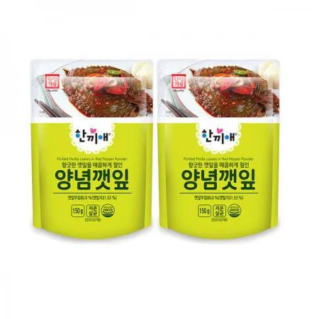 한성기업 한끼애 양념깻잎 150g X 2개 이미지