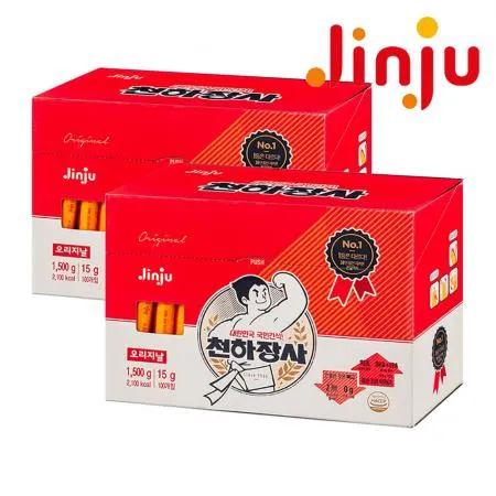 진주햄 천하장사 오리지널 1500g(15g100입) X 2개