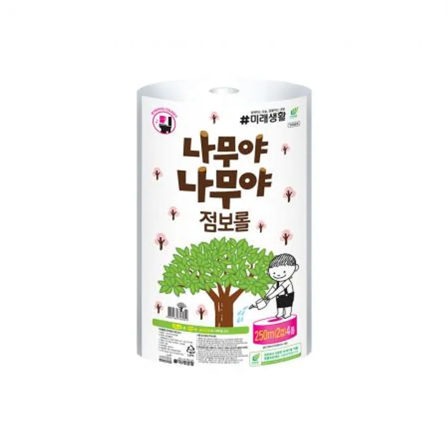 나무야나무야 점보롤 2겹 250M 4롤 이미지