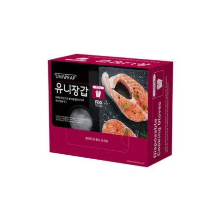 테이팩스 유니랩 일회용 위생 비닐 유니장갑 500매  이미지