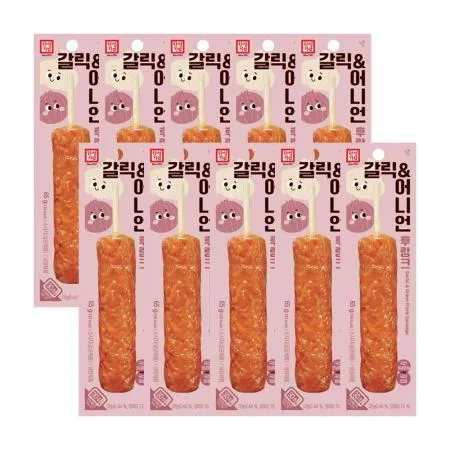 한성기업 갈릭 어니언 후랑크 핫바 65g X 10개 이미지