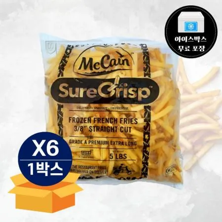 [무료배송] 맥케인 스트레이트컷 스킨온 2.27kg 감자튀김