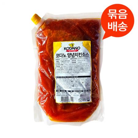 [묶음배송가능] 조흥 코다노 양념치킨 소스 2kg 업소용 상온