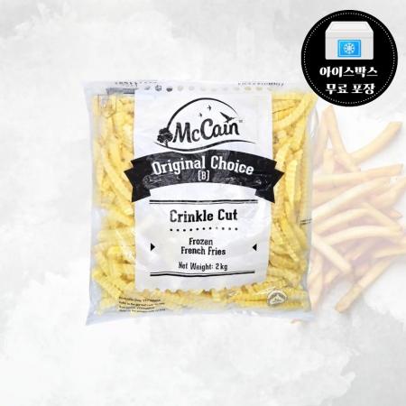 [단품] 맥케인 오리지널 초이스 크링클 컷 2kg 주름감자튀김
