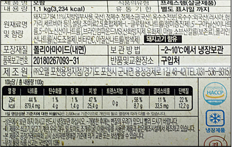 상품정보제공고시