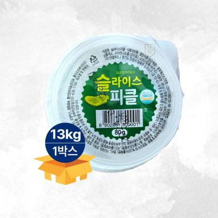 엔엘푸드 오이피클 일회용 컵 80g*168개 1박스