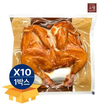 [10팩 무료배송] 오뗄 토로나치킨 (훈제치킨) 550g