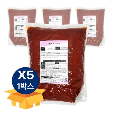 [5봉 무료배송] 바로푸드 씨앤피 피자소스 3kg 상온