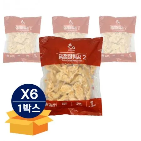 [무료배송] 코코스 닭껍질튀김 냉동 1kg (드라이아이스포함)