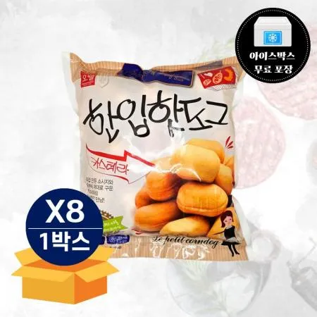 [무료배송] 오뗄 한입핫도그 1kg 냉동 미니핫도그