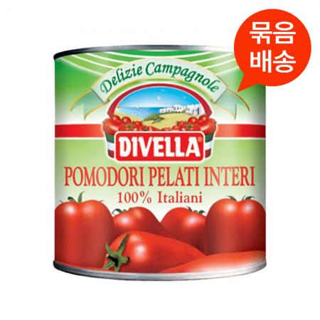 [묶음배송가능] 디벨라 토마토홀 캔 통조림 2.5kg