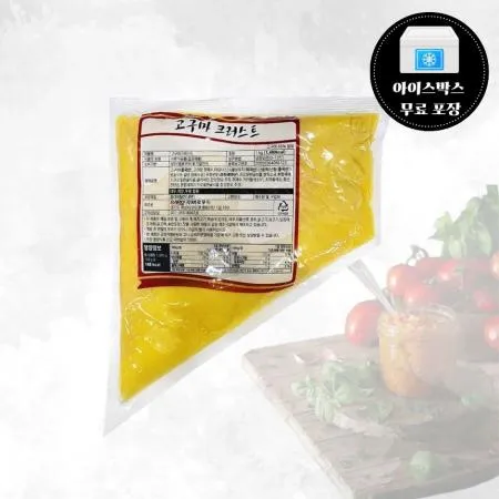 [단품] 바로푸드 고구마크러스트 고구마무스 1kg 냉장