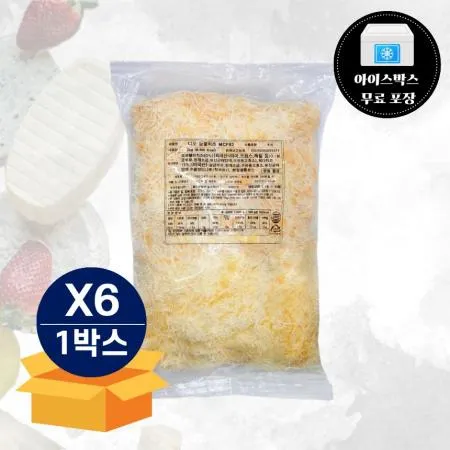 [무료배송]디오 MCF82 엔젤헤어 눈꽃치즈 모짜렐라 체다 자연100 2kg 냉동