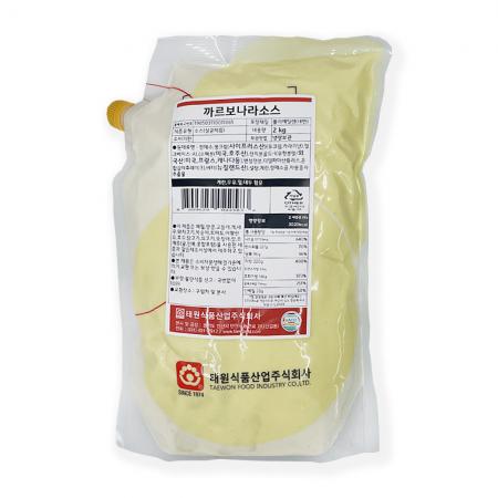 태원 까르보나라소스 2kg 냉장