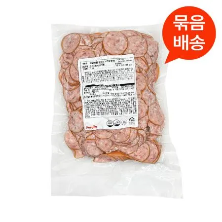 [단품] 선진 보글보글 맛있는 찌개맞춤햄 1kg 냉동 부대찌개 슬라이스햄