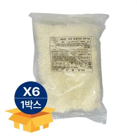[무료배송] 디오 MF100 오리지널 엔젤헤어 눈꽃치즈 피자치즈 모짜렐라 자연100 2kg 냉동