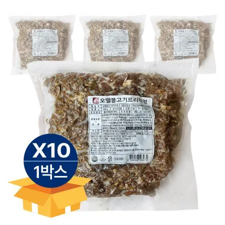 [무료배송] 오뗄 불고기프리미엄 500g 냉동 피자토핑 베이커리