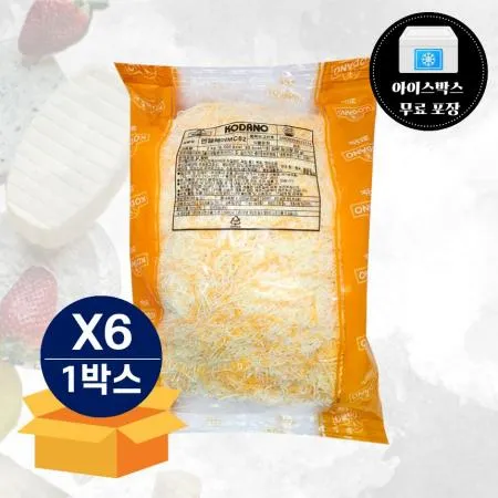 [무료배송] 조흥 코다노 엔젤헤어 MC82 (모짜8/체다2) 2kg 냉동치즈 눈꽃치즈