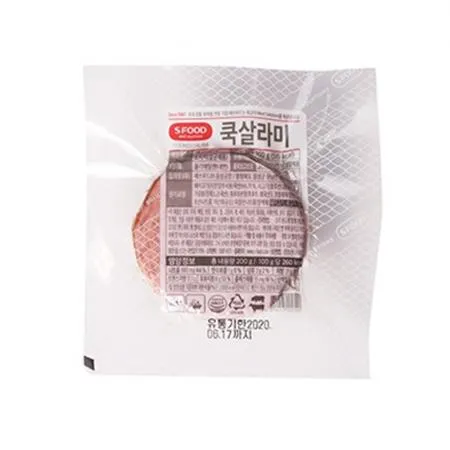 [단품] 에쓰푸드 쿡살라미(원형/슬라이스) 200g 냉장