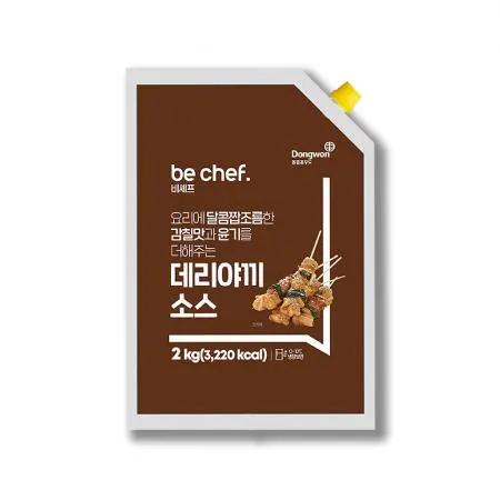 동원홈푸드 비셰프 be chef 데리야끼소스 2kg 냉장