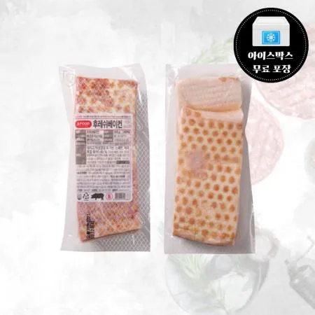 에쓰푸드 통베이컨 500g 냉동 훈제 삼겹살