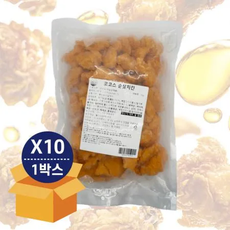 [무료배송] 코코스 순살치킨 닭가슴살 1kg 냉동