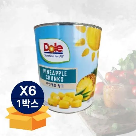 [무료배송] Dole 돌 파인애플 슬라이스 3kg