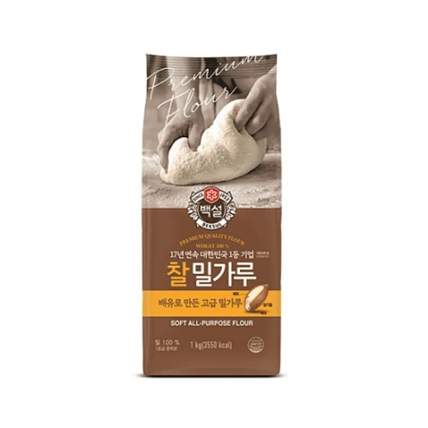 백설 찰밀가루(1Kg/EA) 이미지