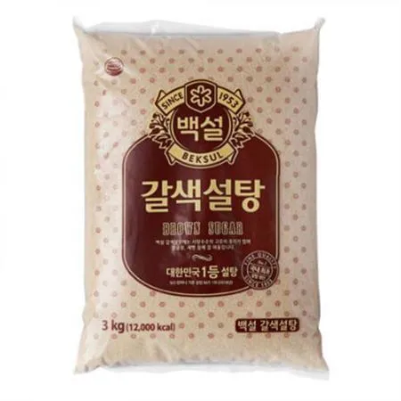 백설 갈색설탕(3Kg/EA)