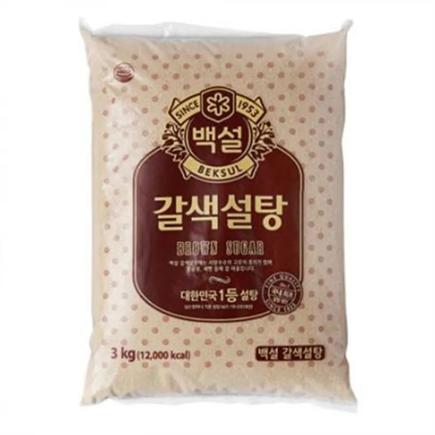백설 갈색설탕(3Kg/EA) 이미지