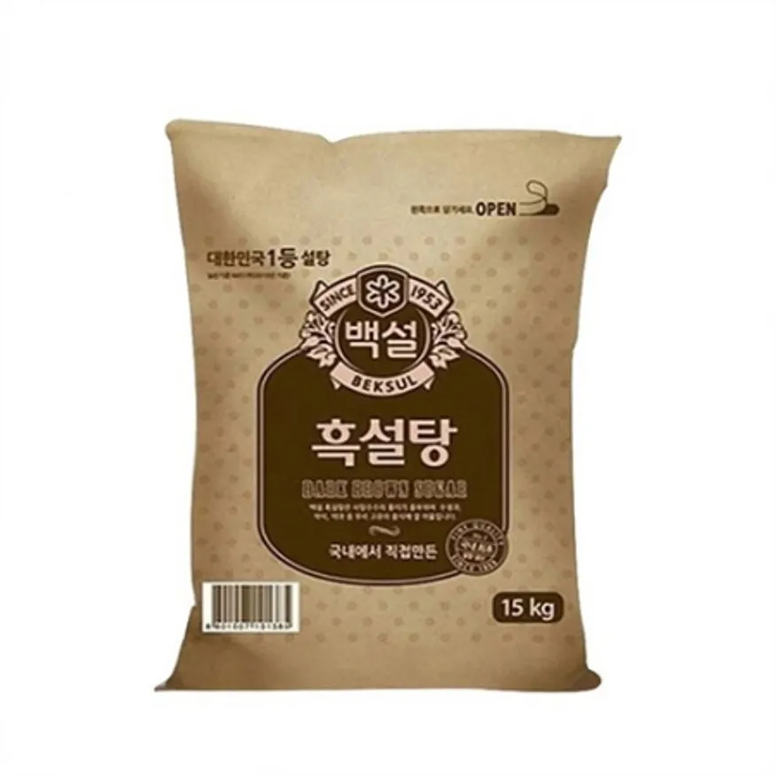 백설 흑설탕(15Kg/EA) 이미지