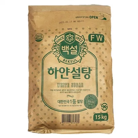 백설 하얀설탕_FW용(15Kg/EA)